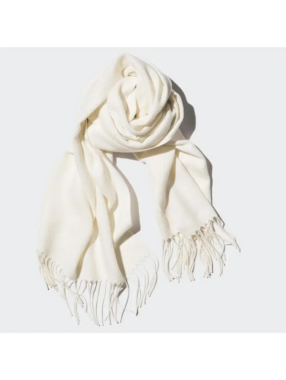 Uniqlo HEATTECH Scarf NWT Off White Unisex One Size